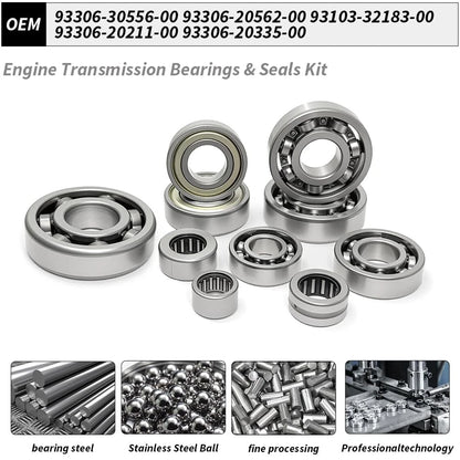 Engine Transmission Bearings & Seals Kit for Yamaha Blaster (200–2006)