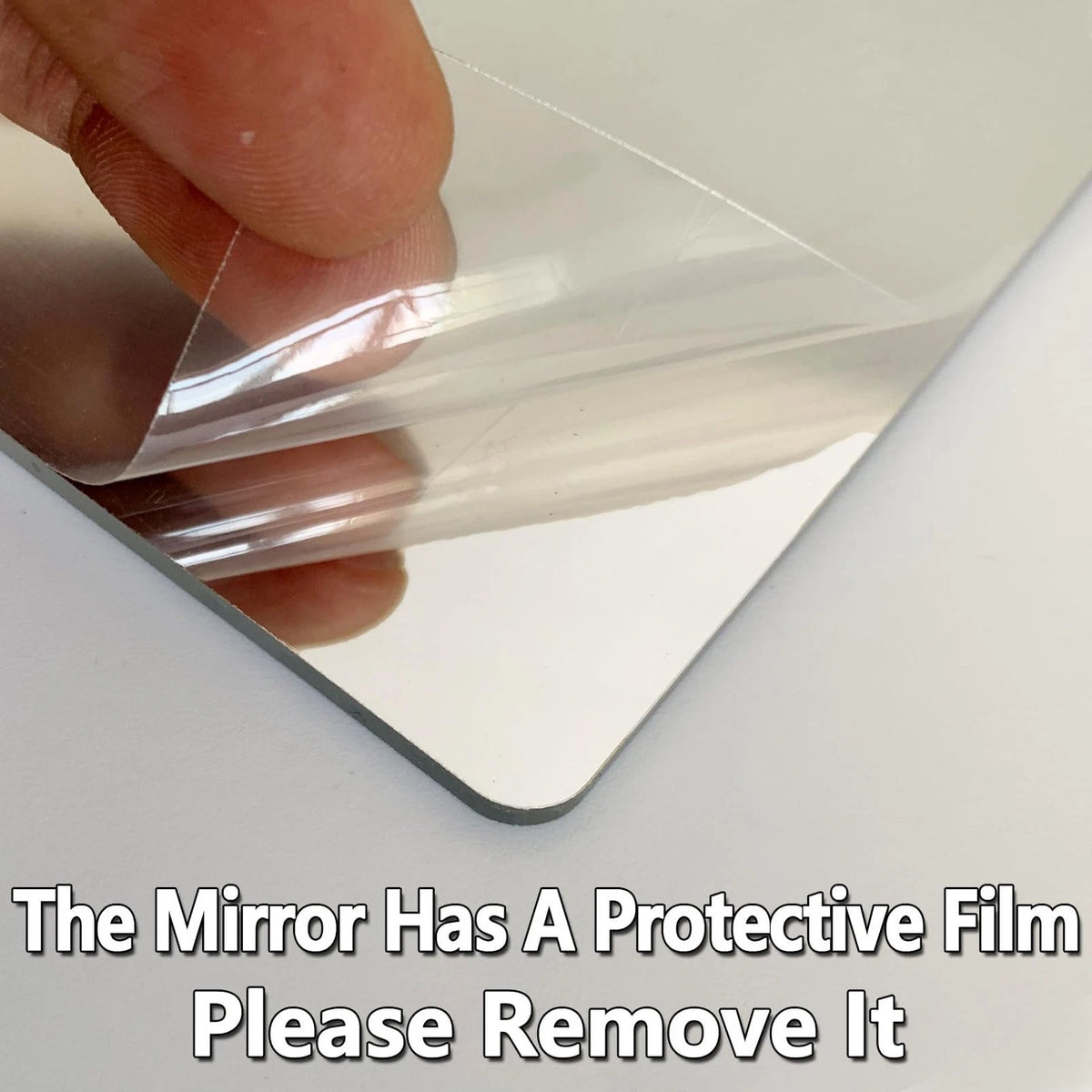 Unbreakable Door Mirror for Full Length (11.8"L x 11.8"W)