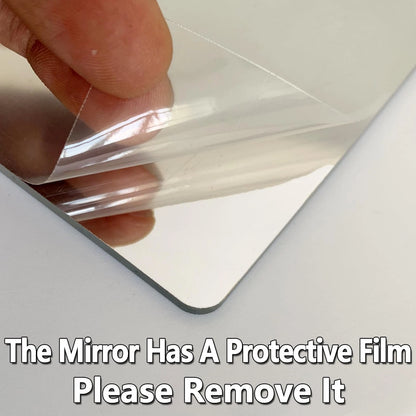 Unbreakable Door Mirror for Full Length (11.8"L x 11.8"W)