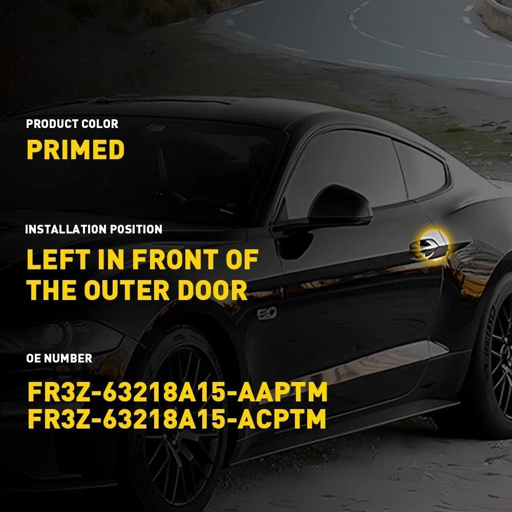 Front Left Door Handle Cap Key Cover FR3Z-63218A15 for Ford Mustang (2015–2022)