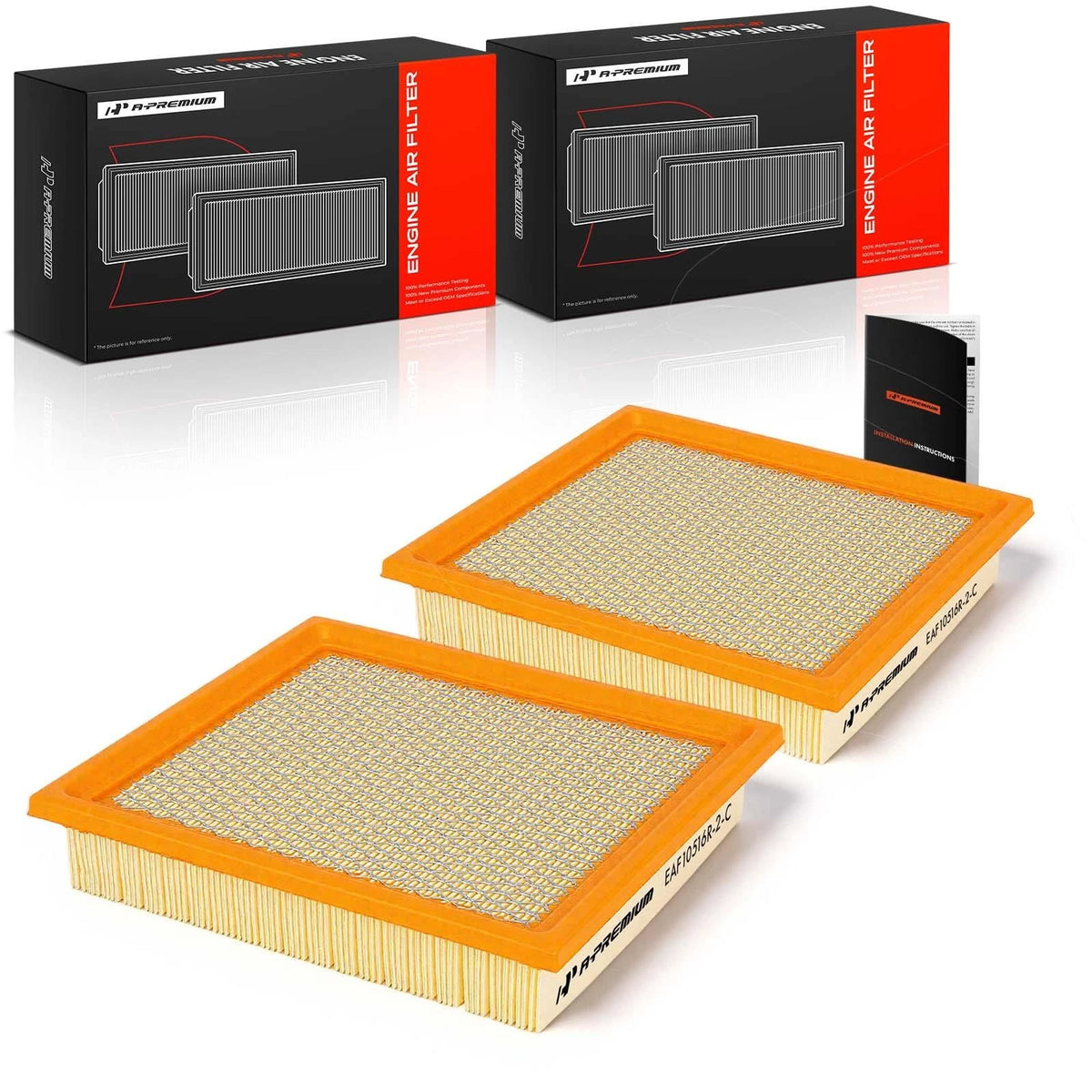 2X Engine Air Filter for Dodge Journey (2009–2020) 04891916AA, CA10516