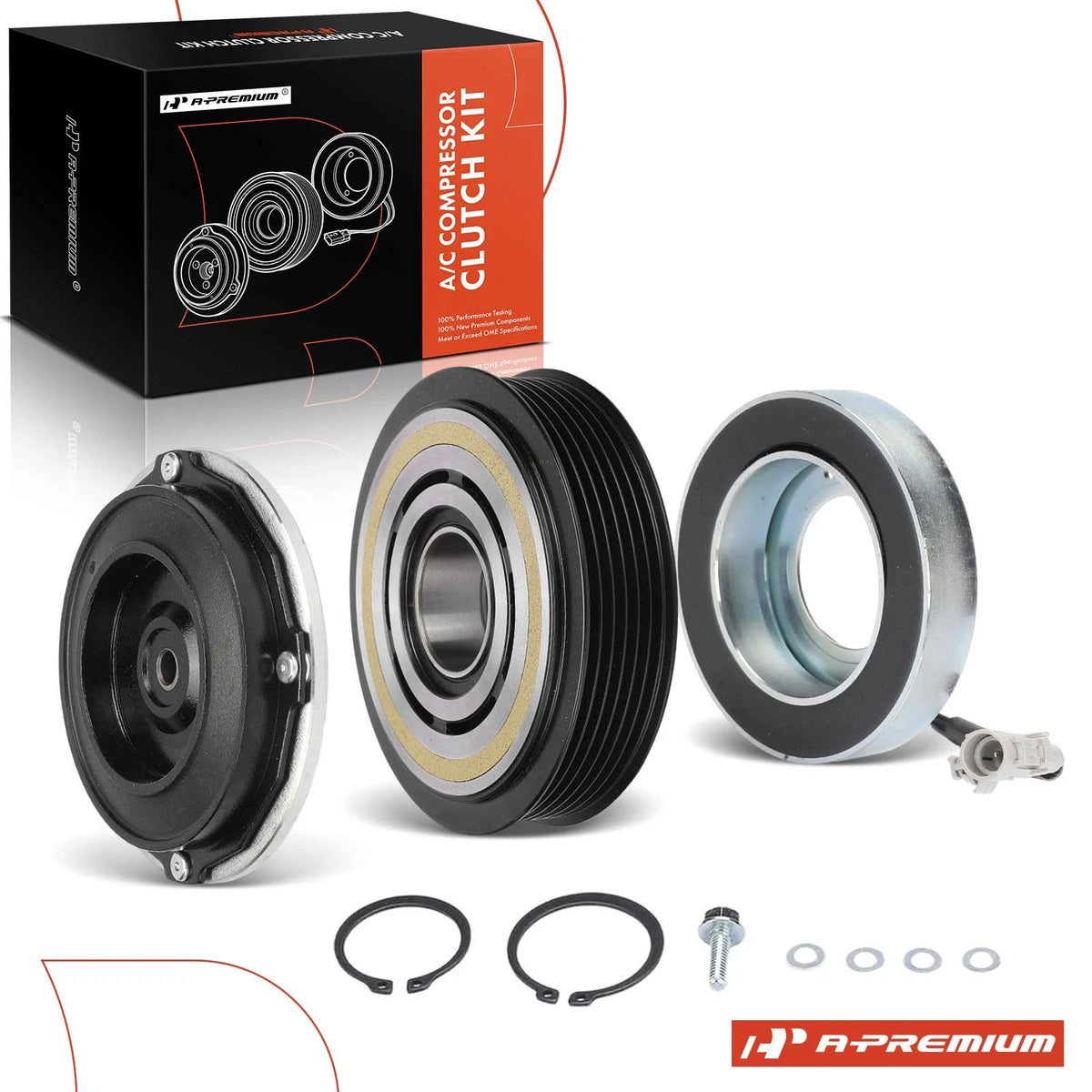 AC Compressor Clutch Kit for Toyota Camry Highlander (2018–2024)