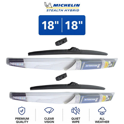 Set of 2 Michelin Stealth Hybrid Wiper Blades for GMC G2500 (1993–1995)