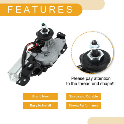 Rear Windshield Wiper Motor for Ford Explorer (2006–2010) No. 6L2Z17508AB/7L2Z17508AA