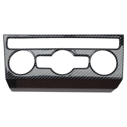 Air Conditioning Knob Trim Cover Black Carbon Fiber for T Roc (2018���2023)