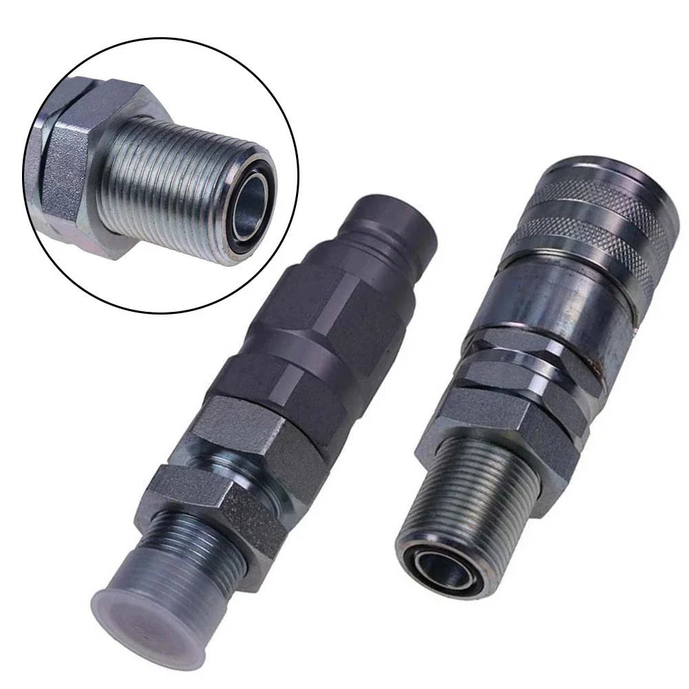 Flat Face Coupler Kit for Caterpillar 416F 420F 430F 906H 907H