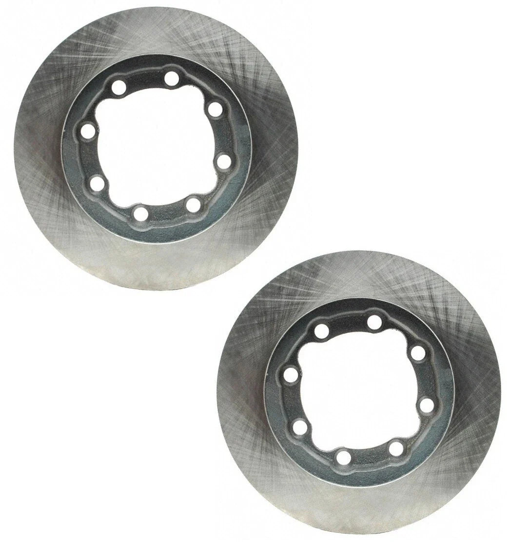 Set of 2 Front 8 Lug Disc Brake Rotors for Chevy GMC K1500 Suburban (1999–2007)
