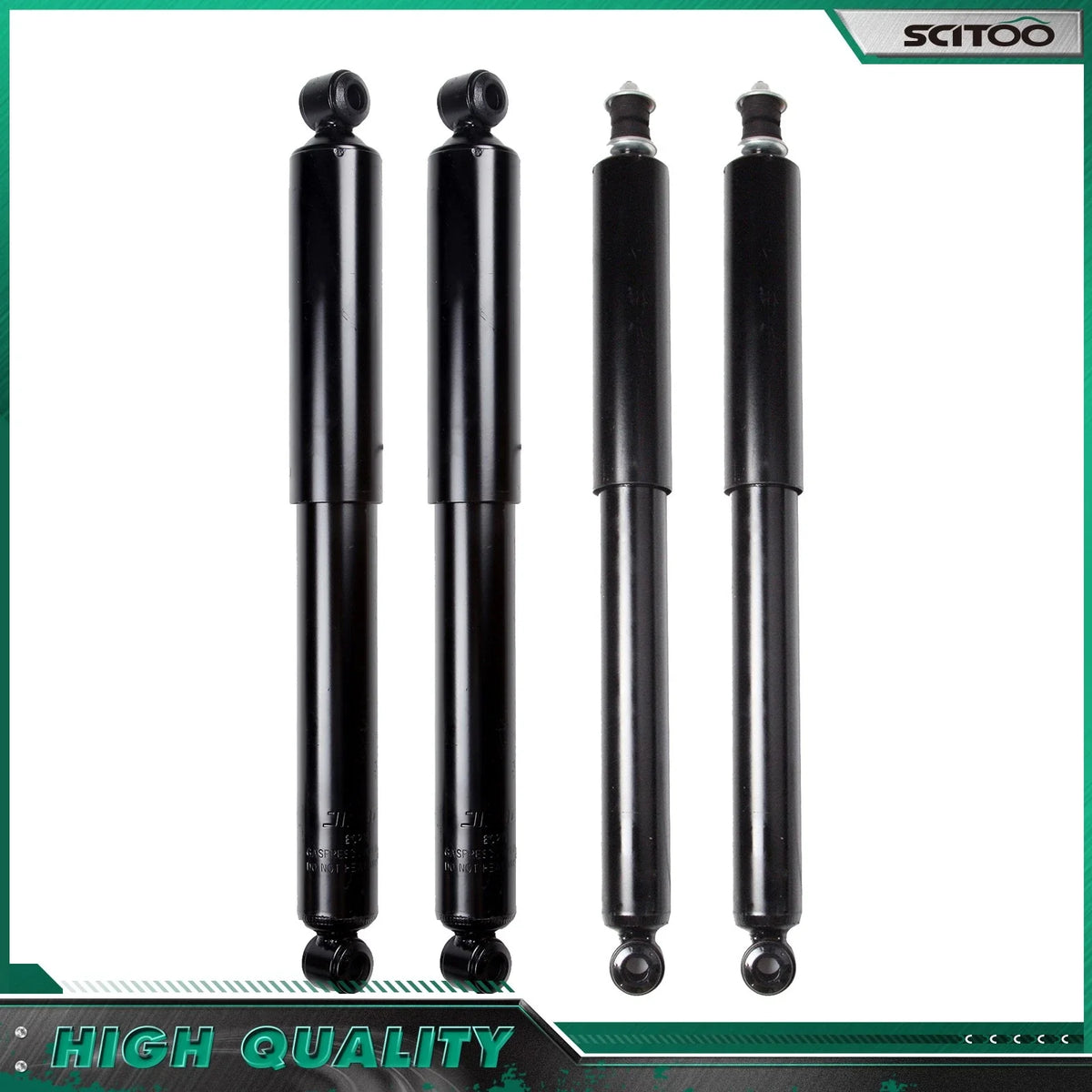 Set of 2 Front Rear Shocks Struts Assembly for Nissan Frontier D21 (1986–1997)