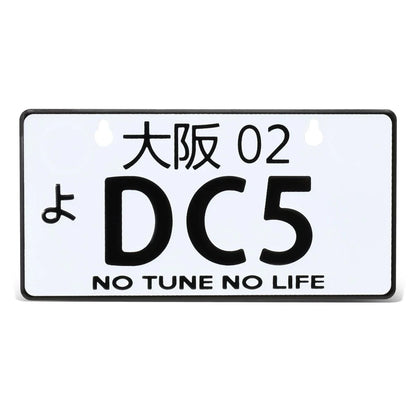 NRG Innovations Aluminum Mini License Plate for Honda DC5 (2002) MP-001-DC5