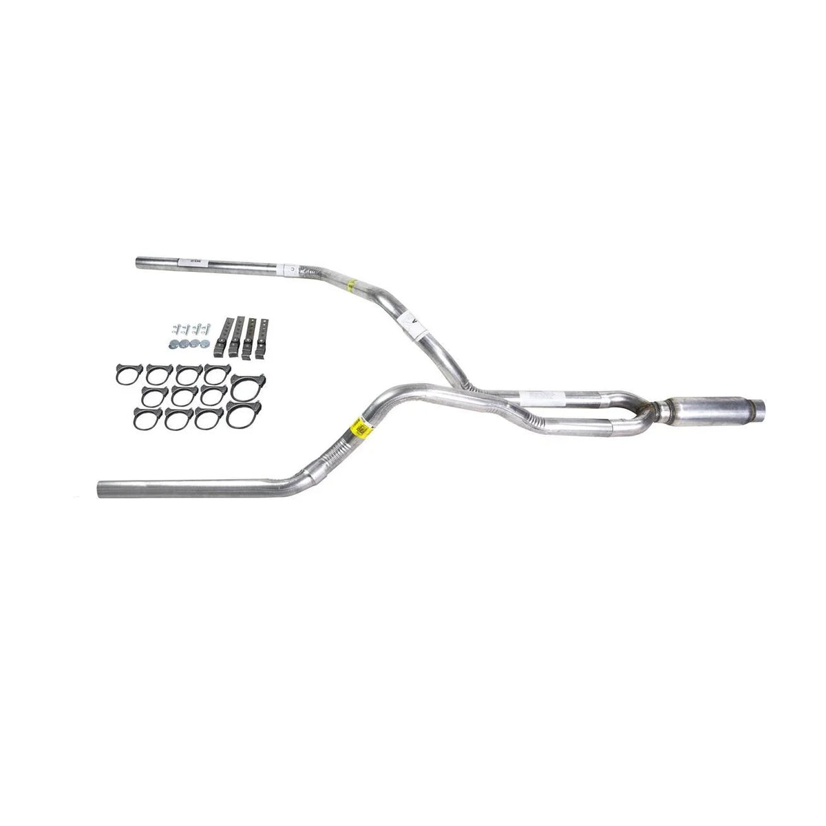 Dual Exhaust Glass Pack Muffler for Silverado (2007–2013) 2.5" Pipe