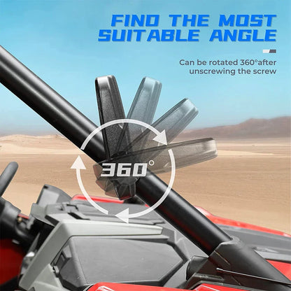 Rear View Side Mirror for Polaris RZR 800 XP 4 1000 Rhino 700 (2010–2023)