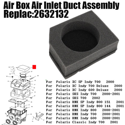 Air Inlet Duct Assembly for Polaris SKS XC RMK Indy 600 700 800 (2000–2002)