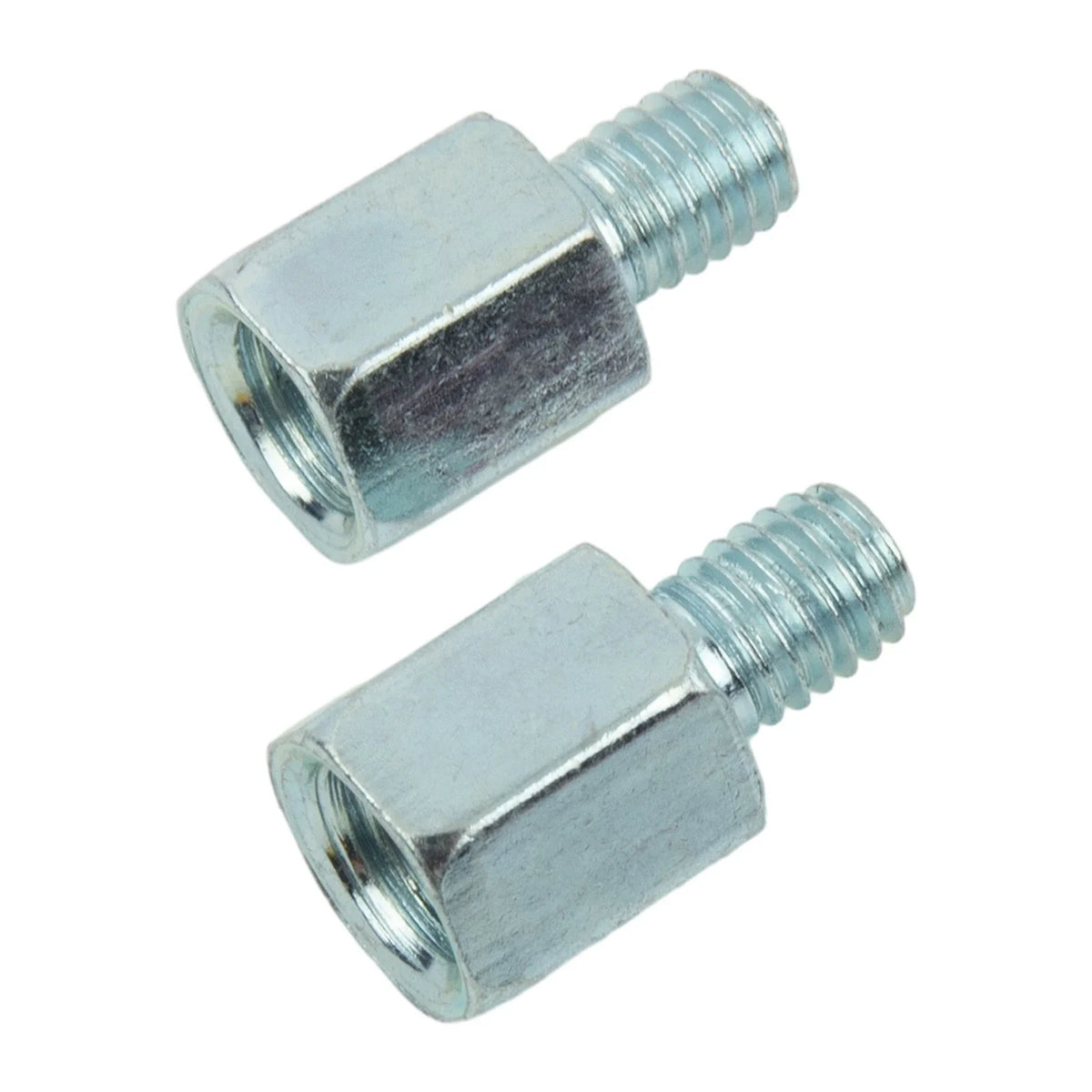 Set of 2 Mirror Adapter 10mm to 8mm Clockwise for Motorcycle