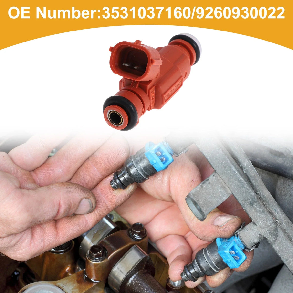 1 Pc Fuel Injector No.3531037160/9260930022 for Hyundai Accent (2010)