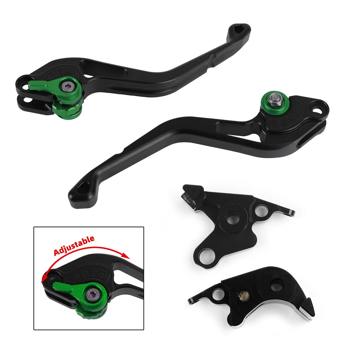 Short Clutch Brake Lever for Suzuki B-KING (2008–2011) M543-B033-GRN