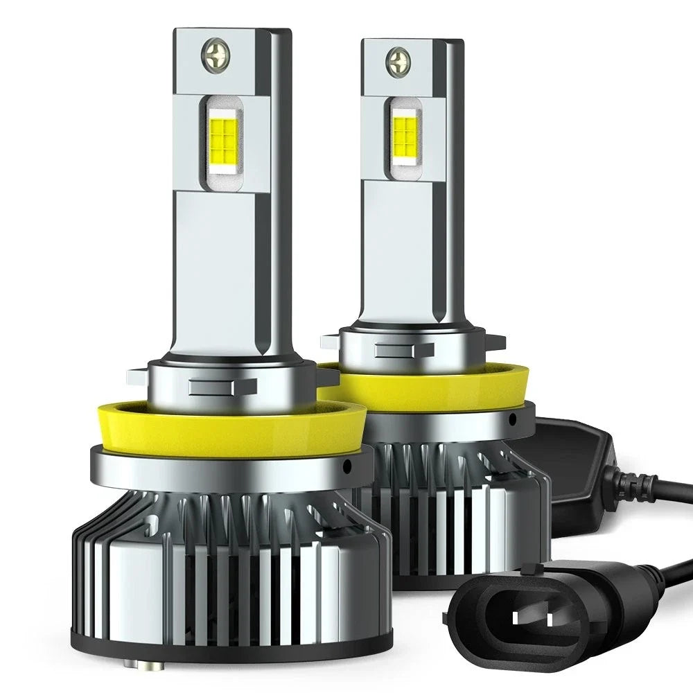 H11 LED Headlight Bulbs for Auxito (6000K, Plug & Play)