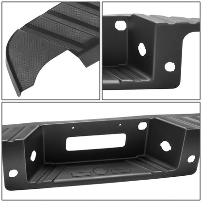 Rear Bumper Step Pad for Ford F-150 (2004–2008) - Black, Sensor Holes