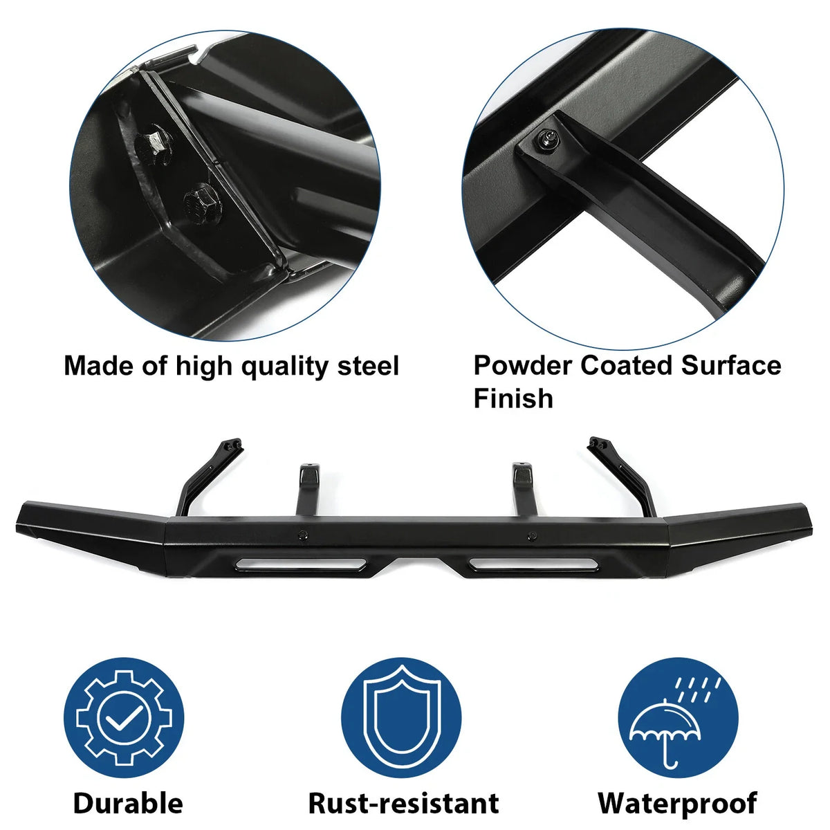 Rear Bumper Brushguard for Polaris Ranger 1000 Crew XP (2018–2024) #2882529
