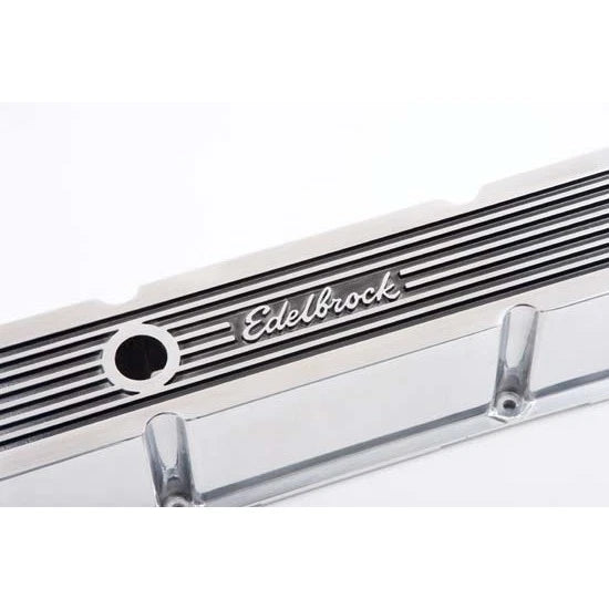 Elite Series Valve Covers Set of 2 w/Gaskets & Breathers for Small Block Chevy (9101456)