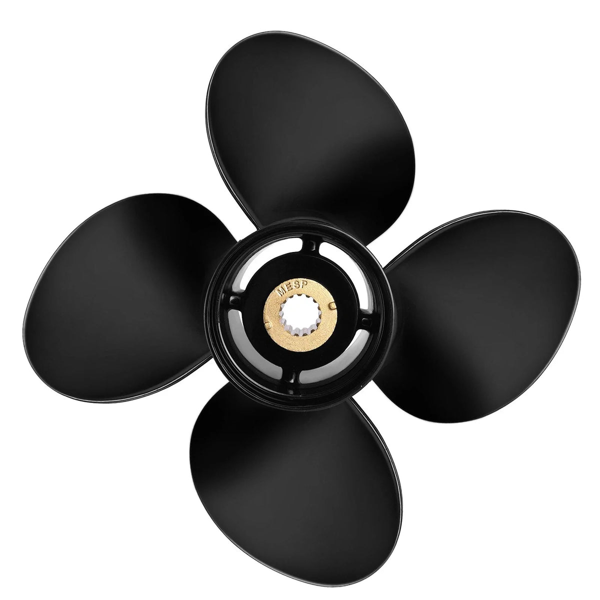 4-Blade Outboard Propeller for Mercury 40-140HP (15 Tooth, RH)