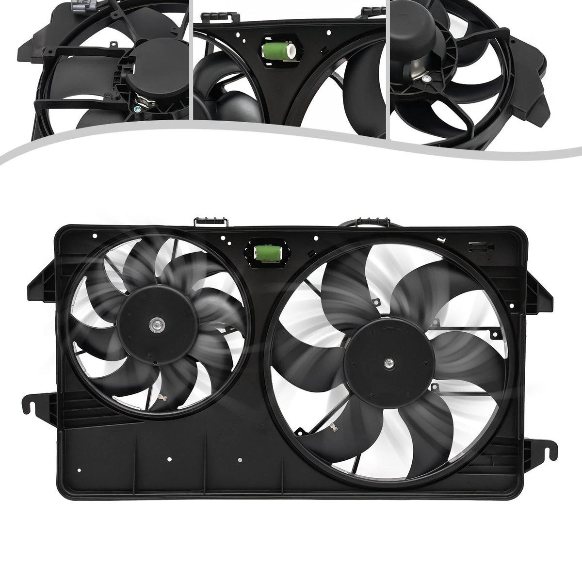 Radiator Condenser Cooling Fan Assembly for Ford Transit Connect (2010–2013) FO3115180