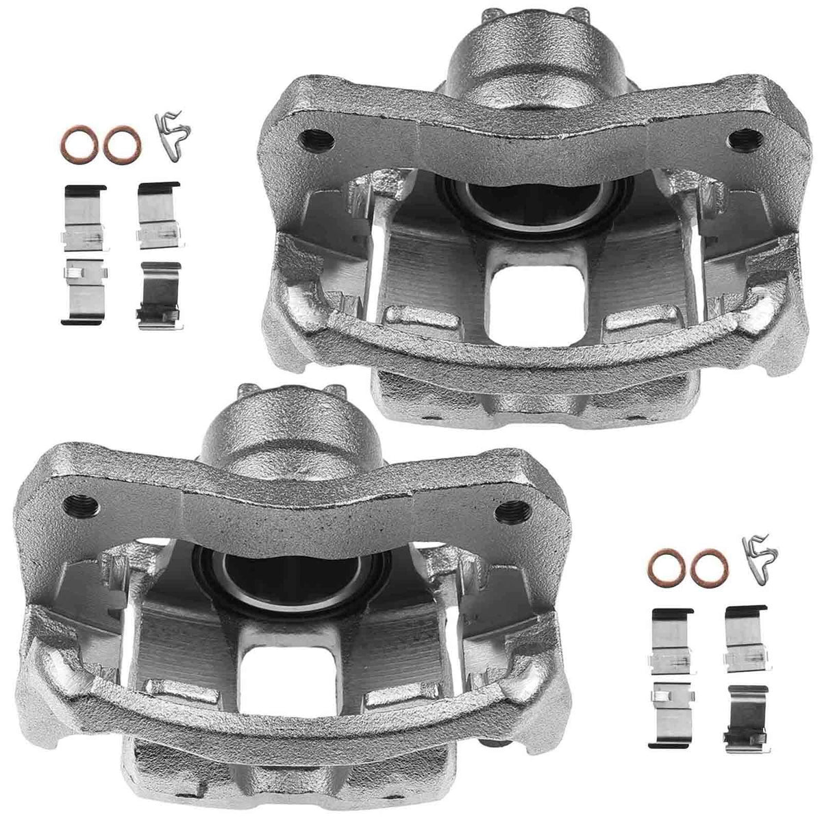 2X Front Brake Calipers with Bracket for Mitsubishi Lancer (2002–2007) MR569125, MR569126
