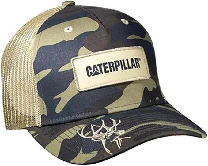 Caterpillar Snapback Mesh Cap for CAT Equipment (Wild Game Camo)
