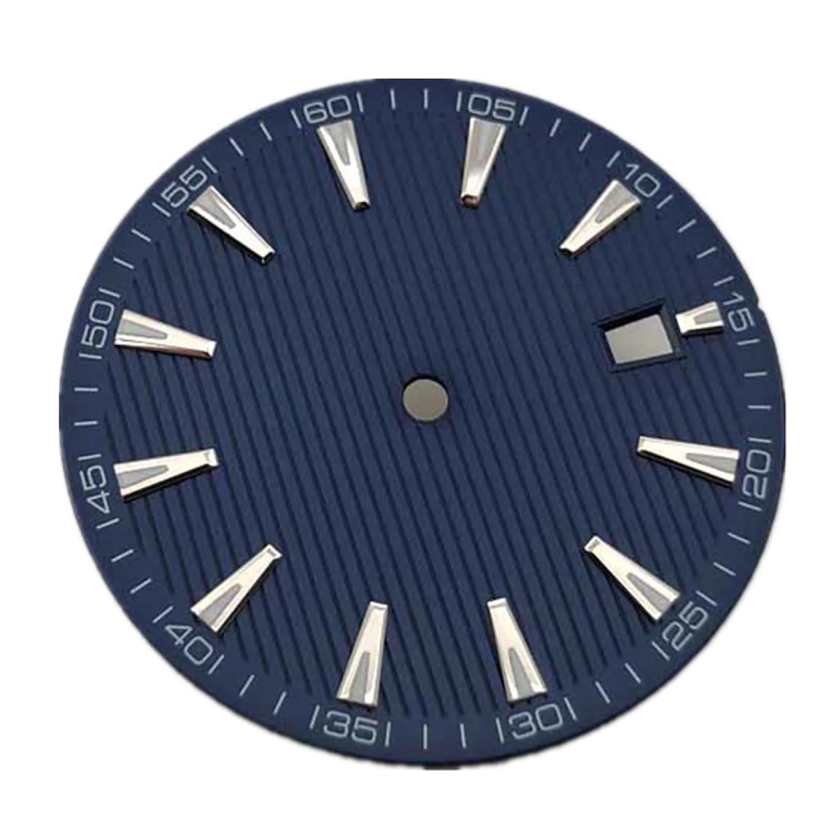 33.5mm Blue Watch Dial Face Plate for NH35/NH35A Movement Replacement
