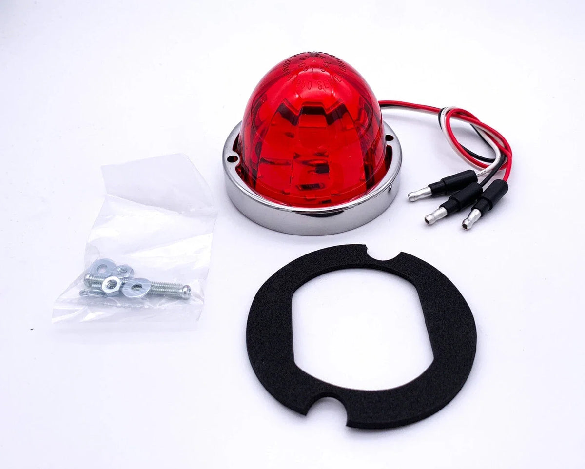 LED Turn Signal Light Kit Flush Mount Red for Universal Fit (2000–2024)