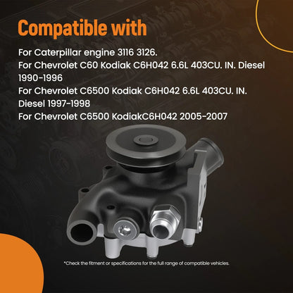 Engine Water Pump for Caterpillar 3116 3126