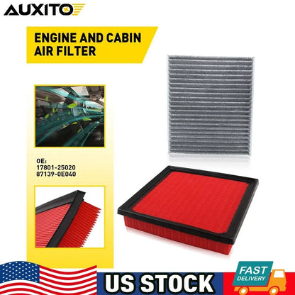 Combo Air & Cabin Filter for Toyota Camry RAV4 Avalon Lexus ES350 (2018–2023)
