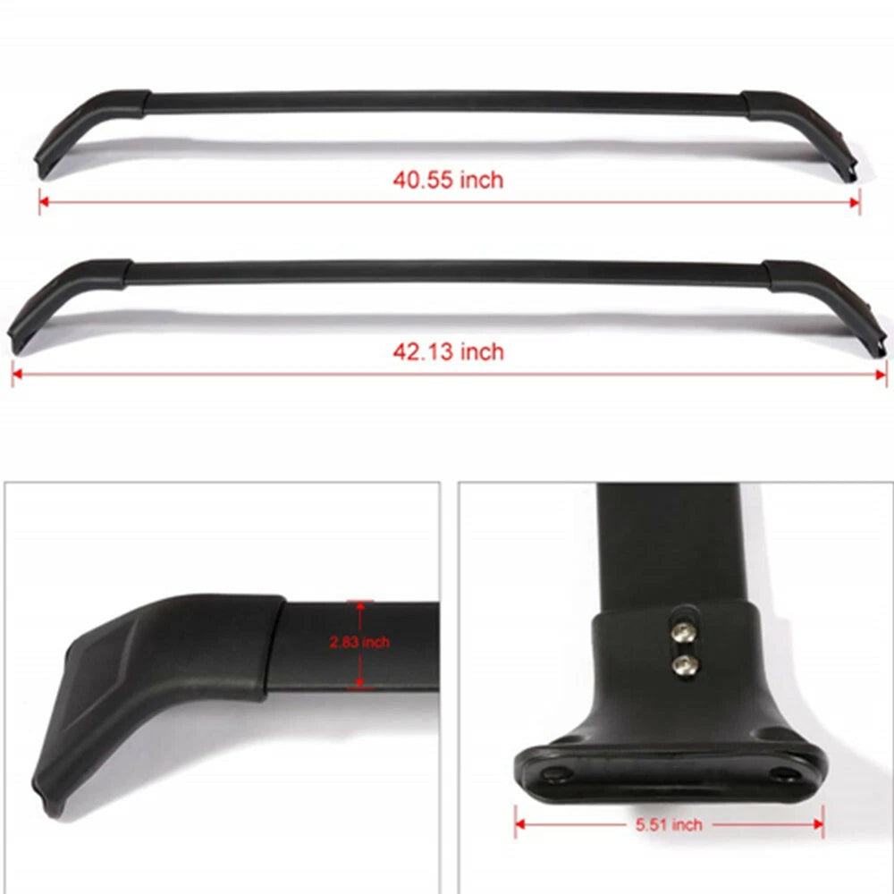 Set of 2 Roof Rack Cross Bars for Mazda CX-5 (2017–2022) 5829