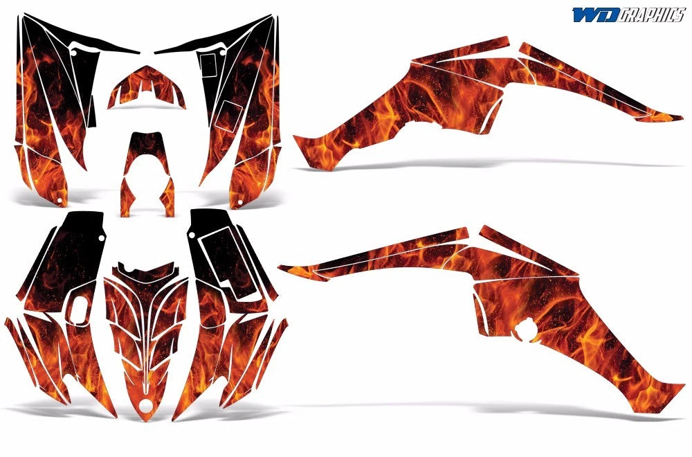 ATV Decals Graphics Stickers for Yamaha Raptor 350 (2004–2014)