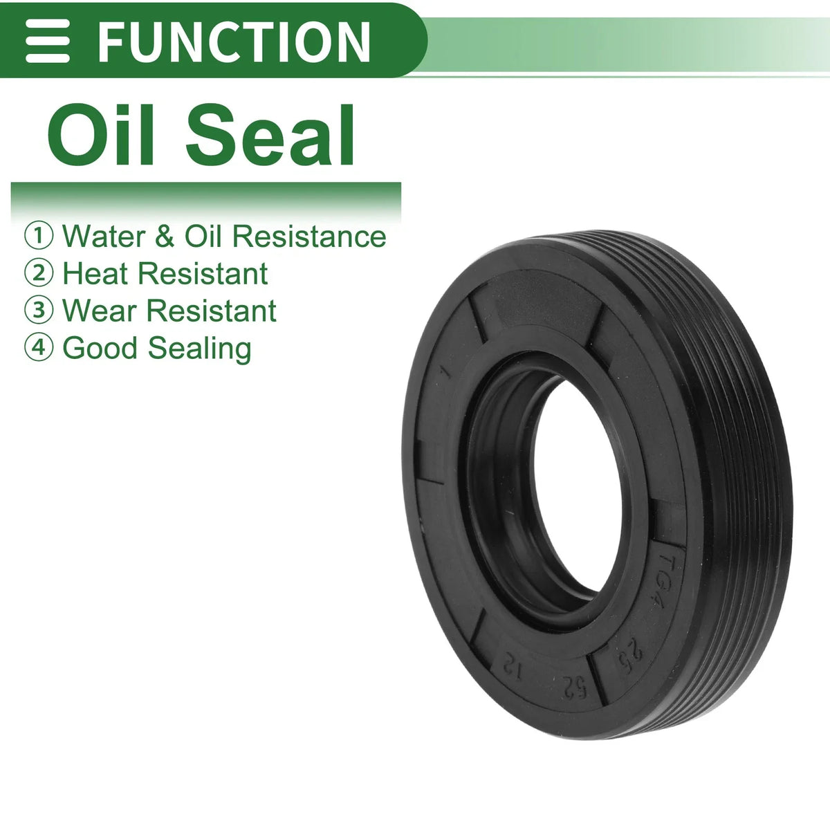 Oil Seal for Rotary Shaft (25x52x12mm)