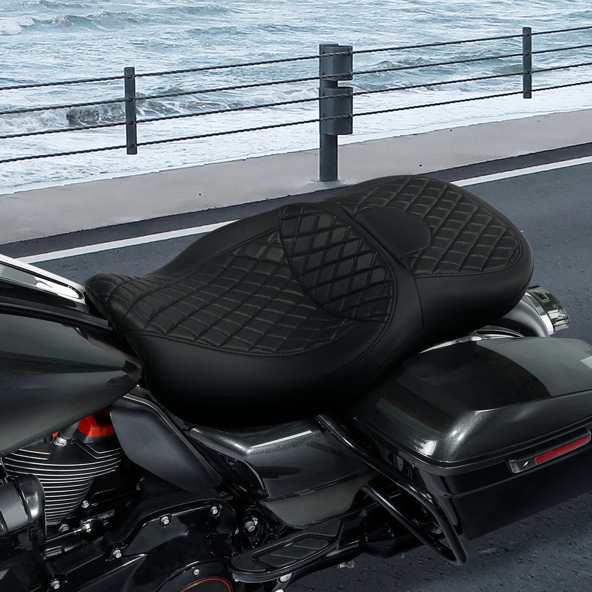 Rider & Passenger Seat for Harley Touring Ultra Limited Road Glide (2009–2023)