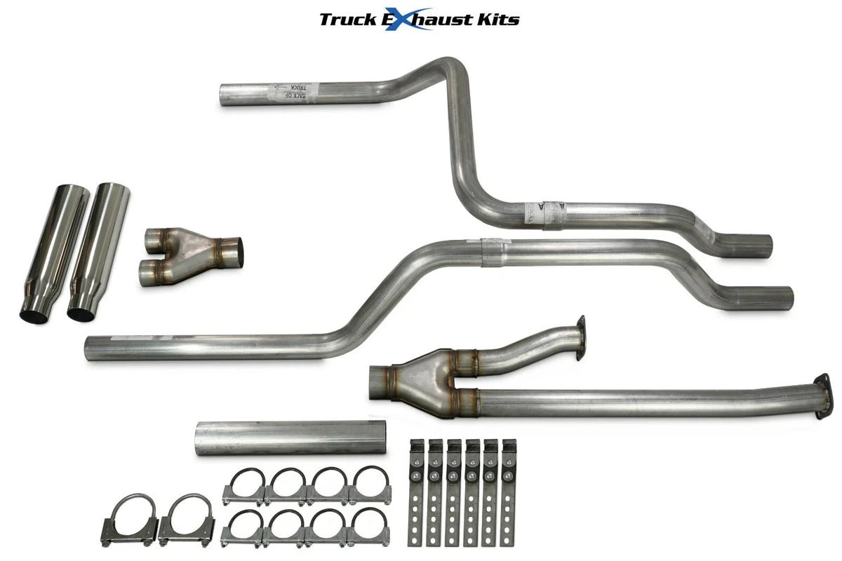 2.5" Dual Exhaust Kit Y Pipe for Toyota Tundra (2009–2013)
