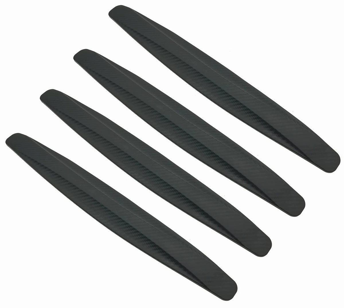 Set of 4 Rubber Bumper Guards for SUV (Universal) - Black