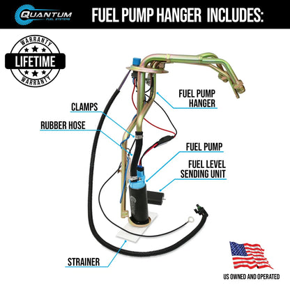 QFS 155LPH Fuel Pump Hanger + Send for Chevy GMC Pickup (1988–1995)