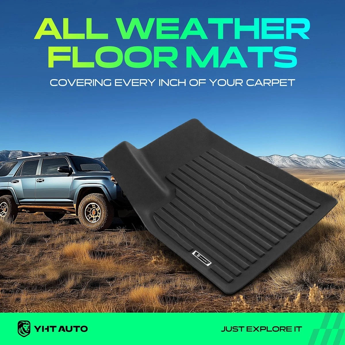 Set of 2 Front Floor Mats for Tesla X (2022–2024) 18123171