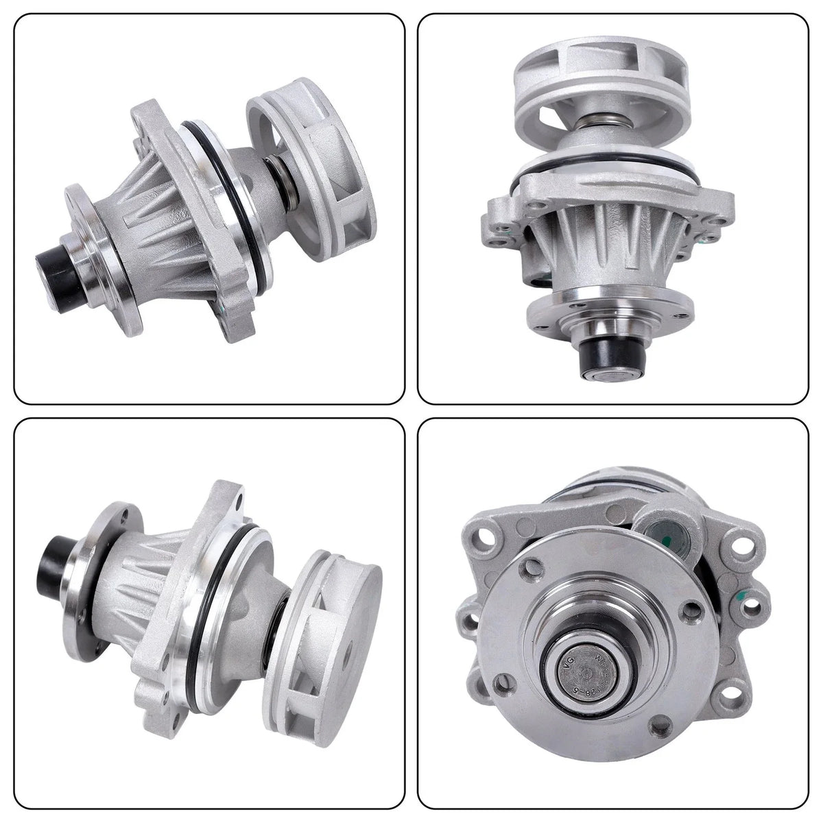 Water Pump, Fan Clutch & Pulley Kit for BMW E39 X5 E53 E46 (1995–2006)