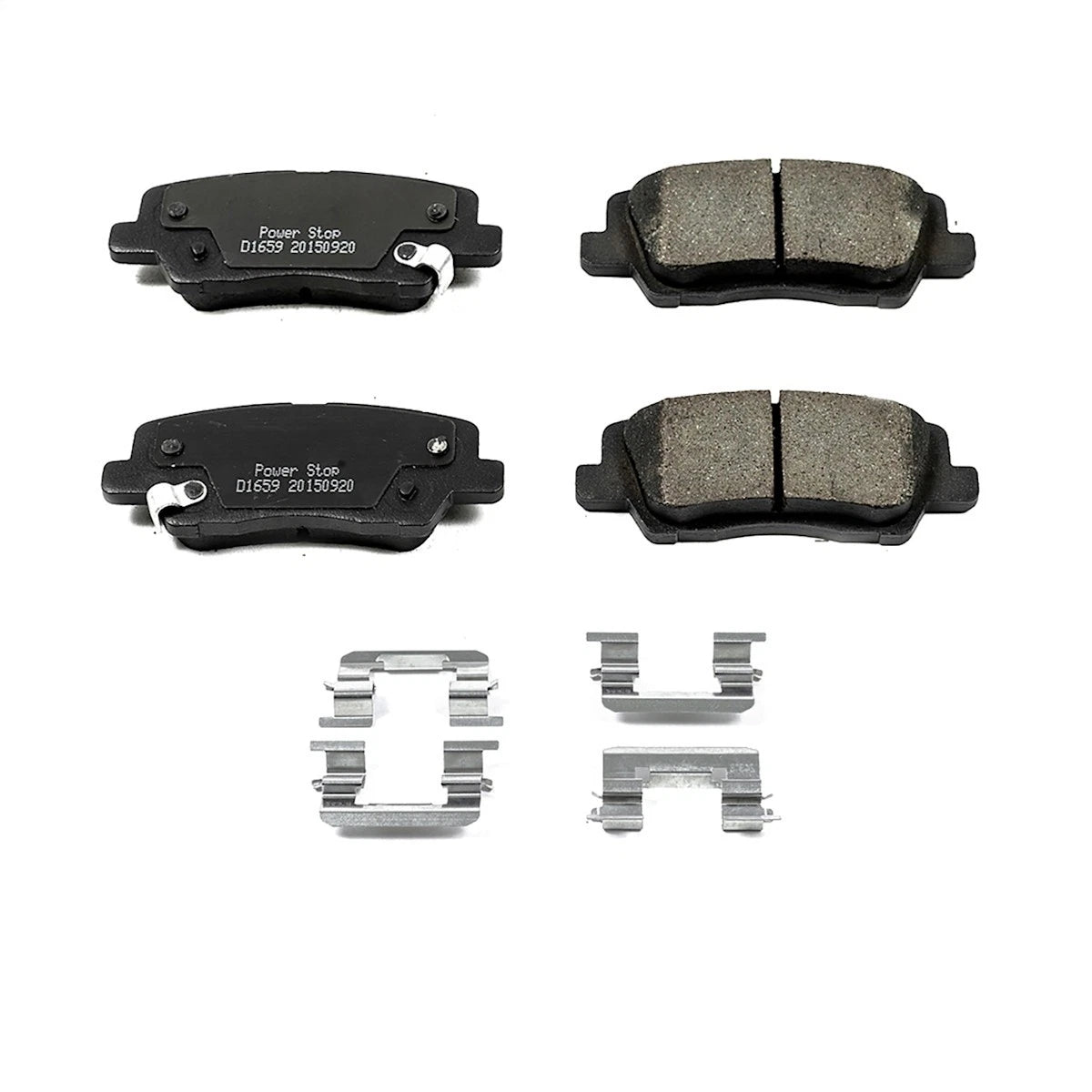 2X Powerstop Brake Pad Sets 17-1659 for Cadillac CTS ATS (2013–2018)