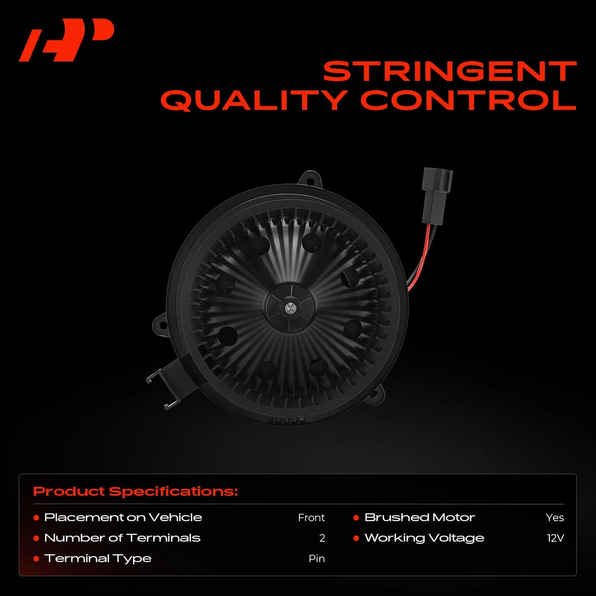 Front HVAC Blower Motor w/Fan Cage for Honda Pilot, Acura MDX (2016–2022) 79310TZ5A42, 79310-TZ5-A42, PM4124