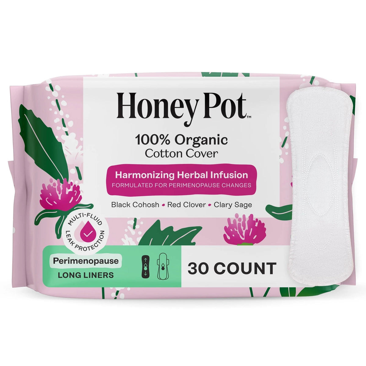 30 Count Panty Liners for Women (Perimenopause)