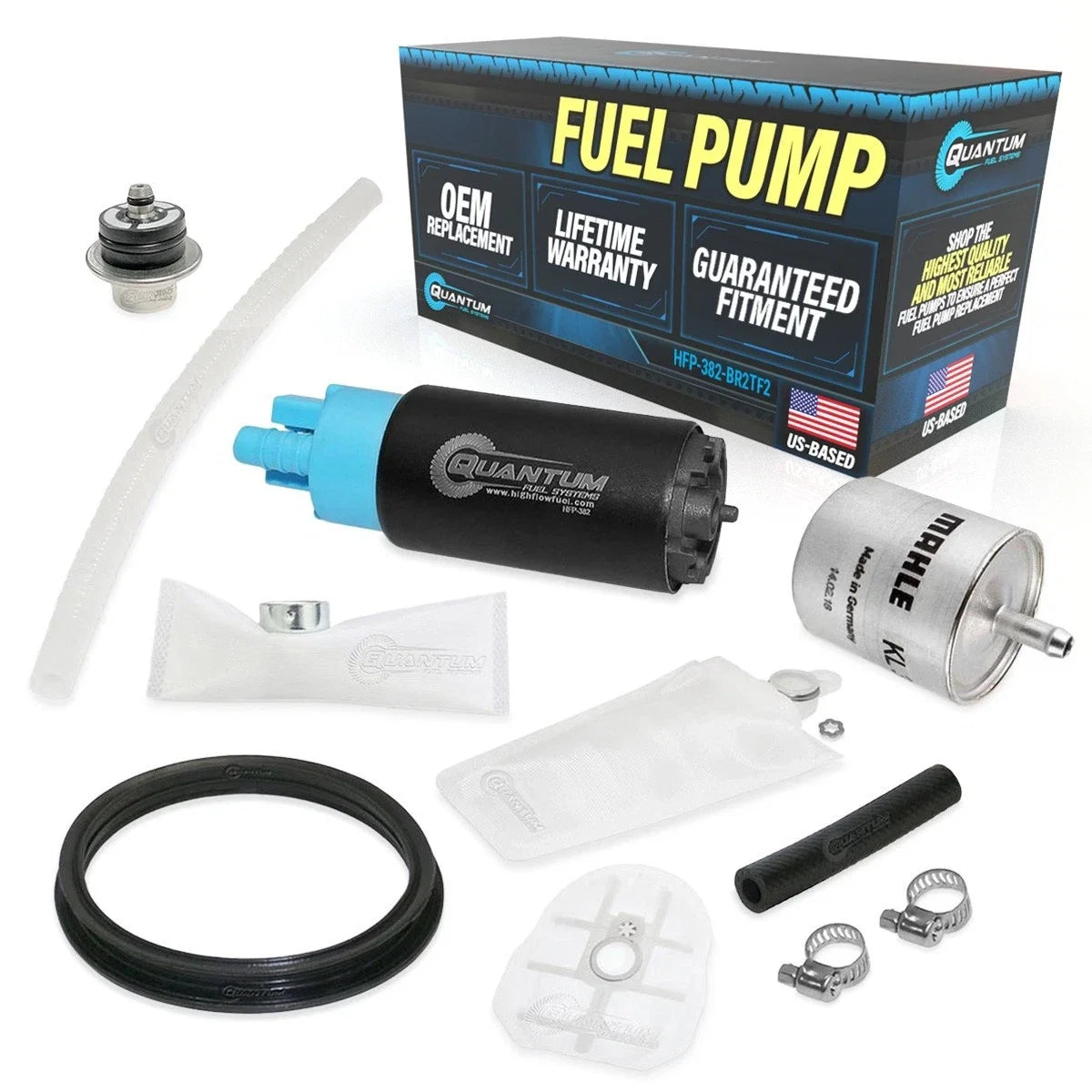 QFS Fuel Pump + Regulator + Gasket + Filter for BMW R NineT (2013–2024)