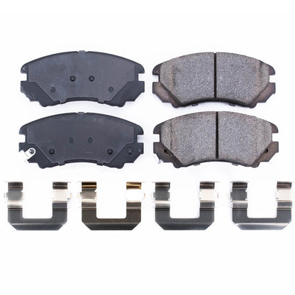 2X Powerstop Brake Pad Set Front for Kia Soul (2002–2013) 17-924