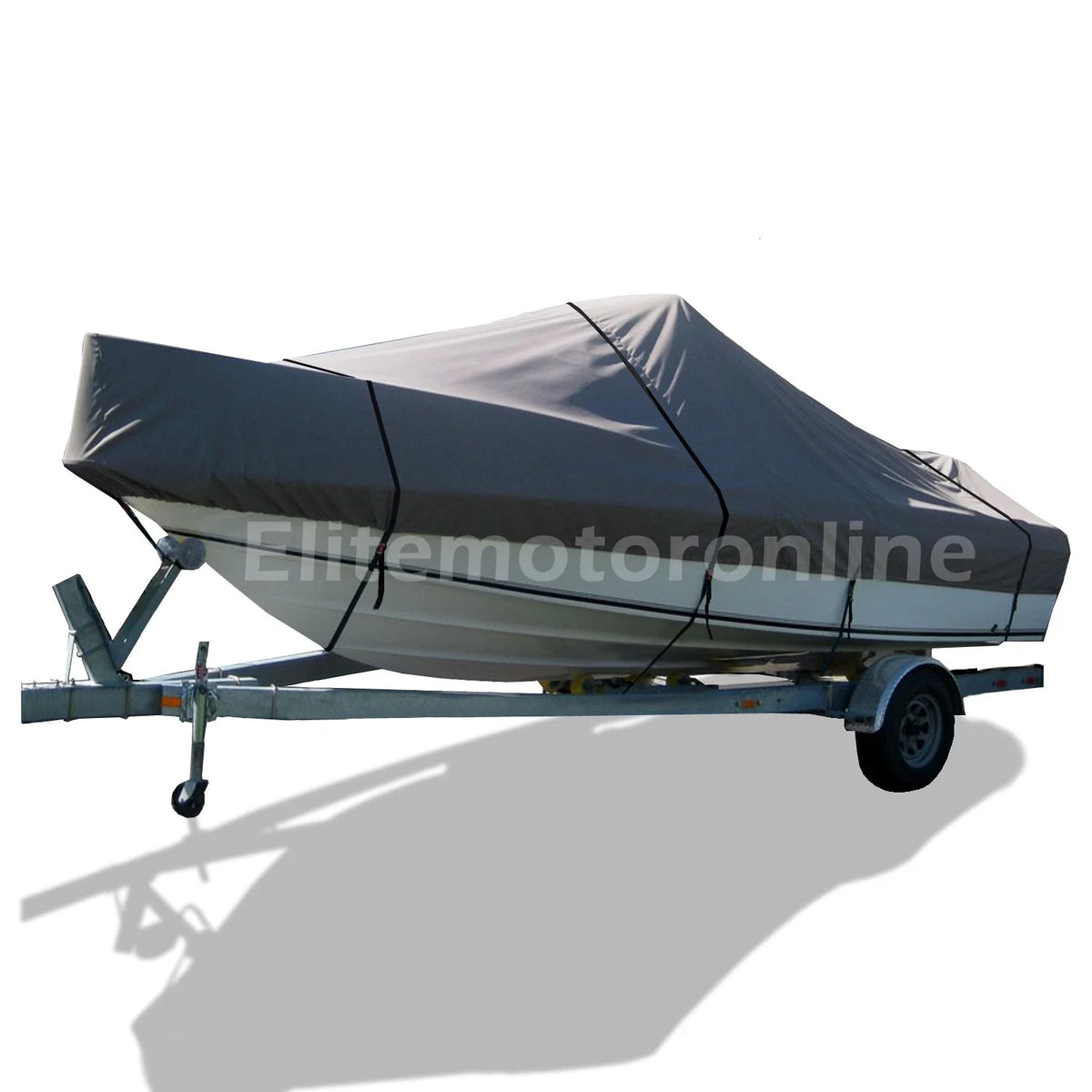 Fishing Trailerable Boat Storage Cover for Scout 145 Sport (600D Waterproof)