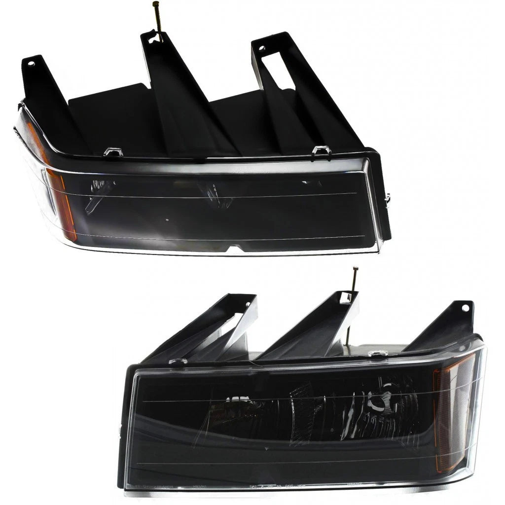 Pair Headlights for Chevy Colorado (2004–2012) PLX-M0-GM325-B001L, GM2502234, GM2503234
