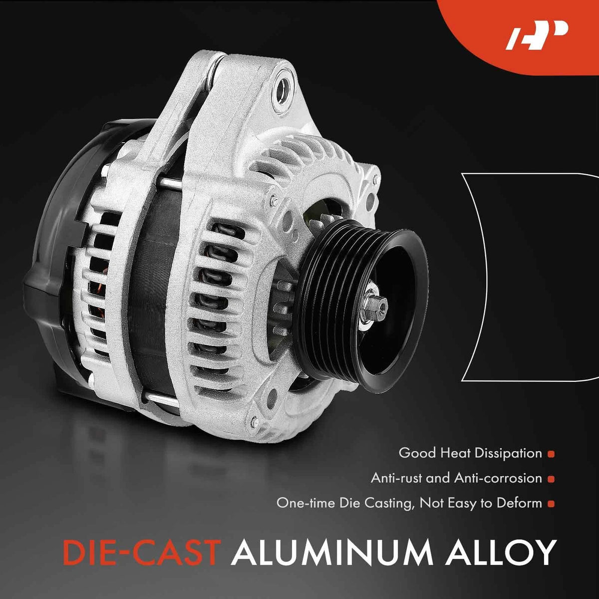 Alternator for Honda Pilot, Odyssey, Acura MDX (2001–2004) V6 3.5L