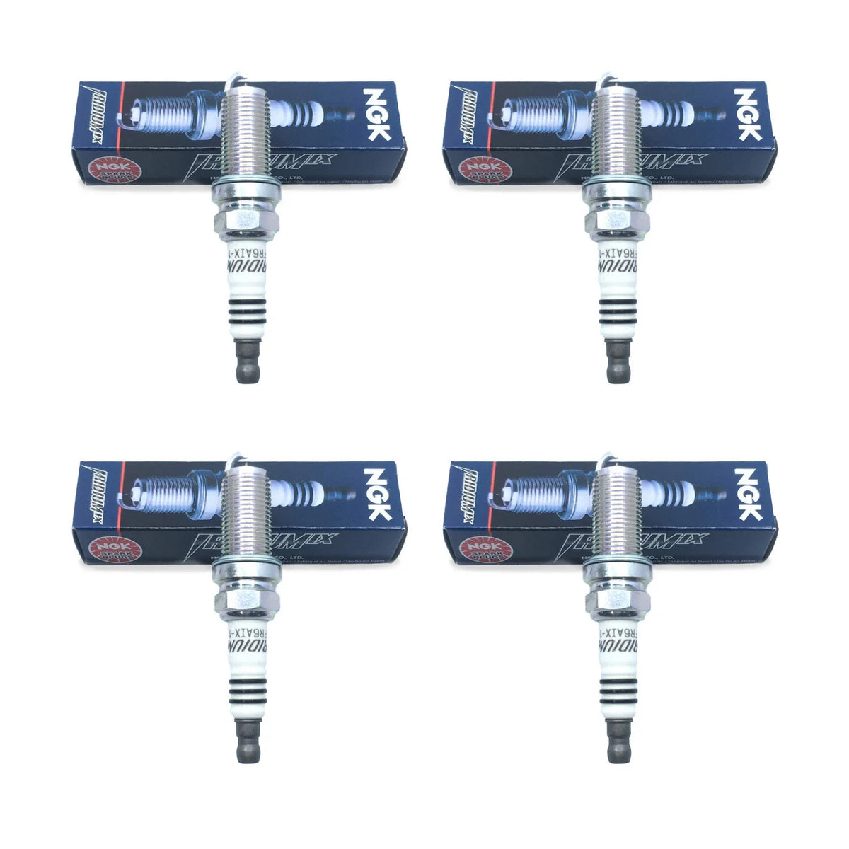 Set of 4 NGK LFR6AIX-11 Iridium Spark Plugs for (Made in Japan)