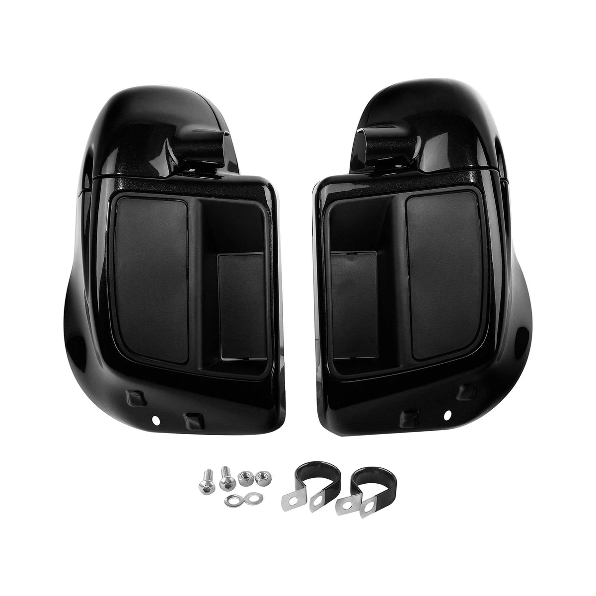 Lower Vented Leg Fairings for Harley Touring Road Glide (2014–2025) Black